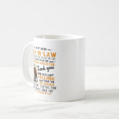 義理親愛の息子に コーヒーマグカップ (正面左)