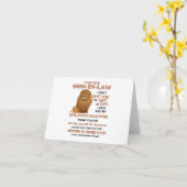 義理親愛の息子は、お前に命の贈り与え物をしなかった カード (黄色い花)