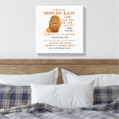 義理親愛息子よ与えり キャンバスプリント (インサイチュ (寝室))