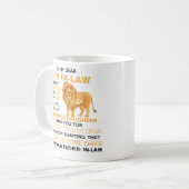 義理親愛息子よ与えり コーヒーマグカップ (正面左)