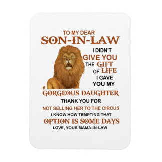 義理親愛息子よ与えり マグネット