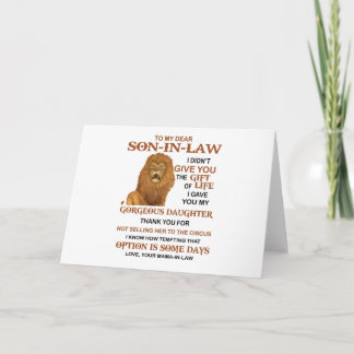 義理親愛息子よ君には命与えの賜物は無かった カード