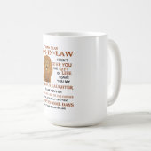 義理親愛息子よ君には命与えの賜物は無かった コーヒーマグカップ (正面右)