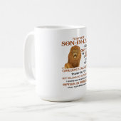 義理親愛息子よ君には命与えの賜物は無かった コーヒーマグカップ (正面左)