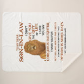 義理親愛息子よ君には命与えの賜物は無かった シェルパブランケット (正面(横))