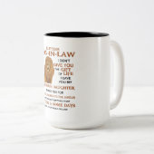 義理親愛息子よ君には命与えの賜物は無かった ツートーンマグカップ (正面右)