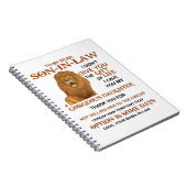 義理親愛息子よ君には命与えの賜物は無かった ノートブック (右側)