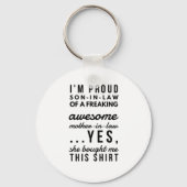 義理誇りを持った母の婿だ キーホルダー (正面)