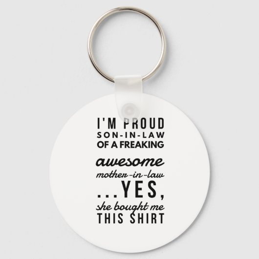 義理誇りを持った母の婿だ キーホルダー (正面)