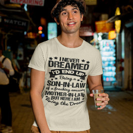 義理誇りを持った母素晴らし引用文のおもしろい息子 Tシャツ