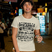 義理誇りを持った母素晴らし引用文のおもしろい息子 Tシャツ