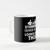 義理誕生日最高の父 コーヒーマグカップ (正面左)