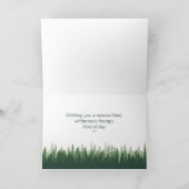 義理誕生日自然セラピー林 カード (内部)