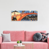 義経と弁慶,国芳，義経と弁慶，国芳，浮世絵 キャンバスプリント (インサイチュ (リビング))