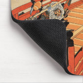 義経と弁慶, 国芳, Yoshitsune & Benkei, Kuniyoshi, Ukiyo-e マウスパッド (コーナー)