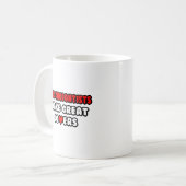 義肢装具士が好き素晴らしをする コーヒーマグカップ (正面左)