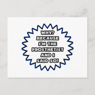 義肢装具士…私がそう言ったからだ ポストカード