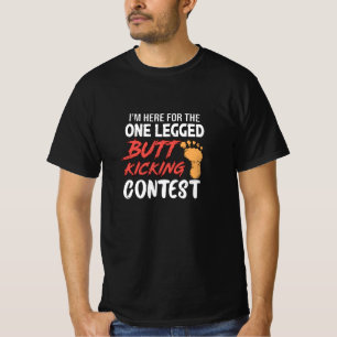 義肢贈与脚切断者 Tシャツ
