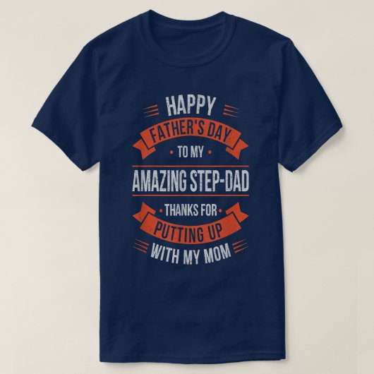 義脂肪の幸せな父最高のの日のパパ Tシャツ (デザイン正面)