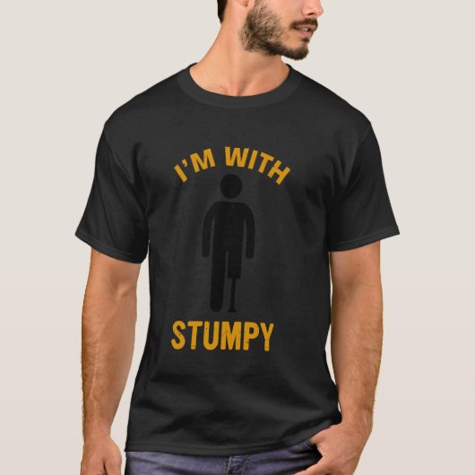 義足が短い Tシャツ (正面)