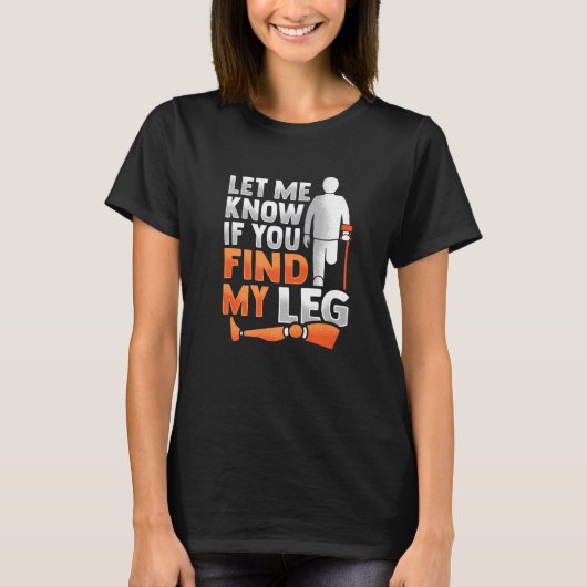 義足の義足のための義足の義足4 Tシャツ (正面)
