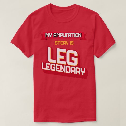 義足アンプチュエ切断認識度Li Tシャツ (デザイン正面)