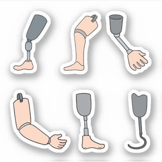 義足シール シール (正面)