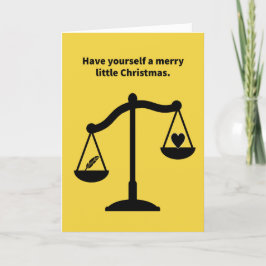 羽おもしろいのクリスマスより軽いプリンハート カード
