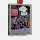 羽おもしろいの鳥 メタルオーナメント (右)