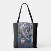 "羽およびスケール"のトートバック トートバッグ (裏面)