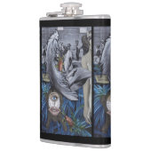 "羽およびスケール"のビニールの包まれたなフラスコ フラスク (左)