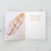 羽かわいらし自然が良くなる カード (内部)