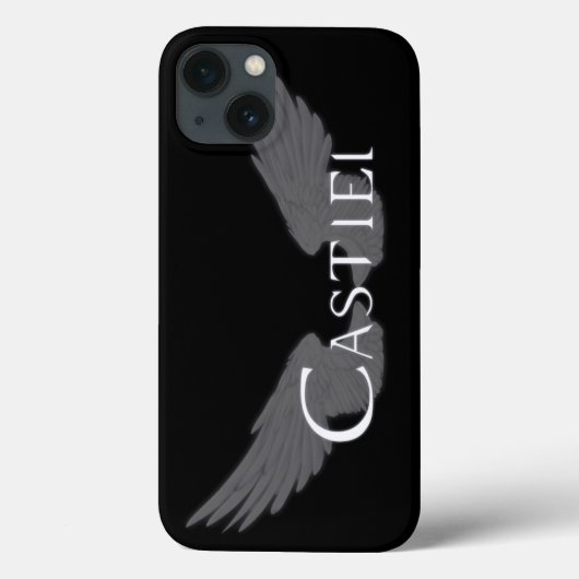 羽が白いフォールンカスティエル Case-Mate iPhoneケース (裏面)