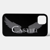 羽が白いフォールンカスティエル Case-Mate iPhoneケース (裏面 (横))