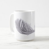 羽としてライト コーヒーマグカップ (正面左)