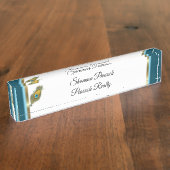 羽との孔雀のテーマ デスクネームプレート (側面)