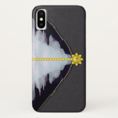 羽とベルベット夕べバッグiPhoneケース Case-Mate iPhoneケース (裏面)