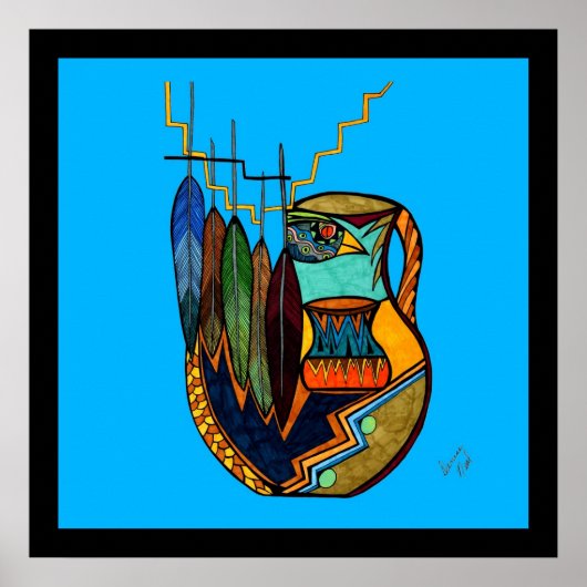 羽とポットスピリット再生 ポスター (正面)