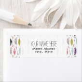 羽と矢の住所 シール (インサイチュ)