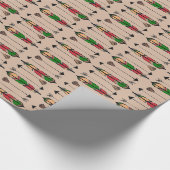 羽と矢の包み紙 ラッピングペーパー (角)