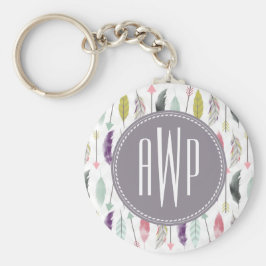 羽と矢モノグラム キーホルダー