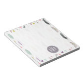 羽と矢モノグラム ノートパッド (アングル)