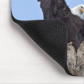 羽のあるハゲワシ マウスパッド (コーナー)