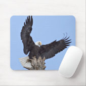 羽のあるハゲワシ マウスパッド (マウス)
