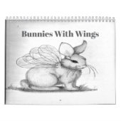 羽のあるバニー カレンダー (カバー)