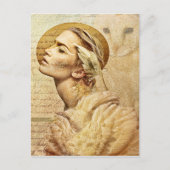 羽のある友達のポストカード ポストカード (正面)