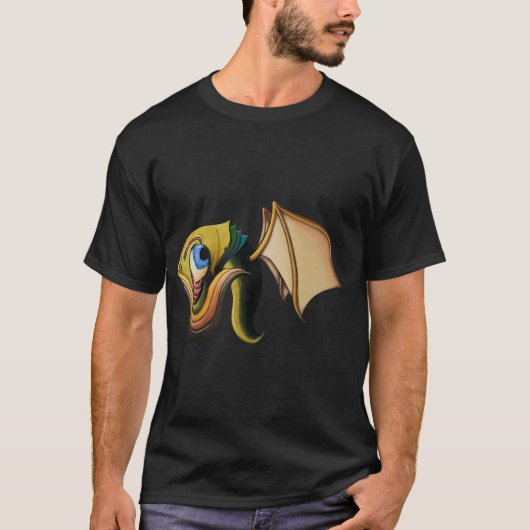 羽のある生き物 Tシャツ (正面)
