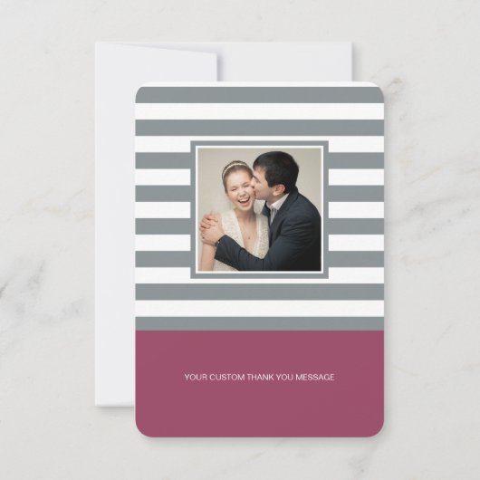 羽のある野草牡丹フローラ |ありがとうございます サンキューカード (裏面)