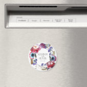 羽のある野草牡丹フローラ | 結婚s マグネット (インサイチュ (食洗機))