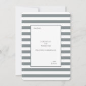 羽のある野草牡丹フローラ | 花嫁介添人 招待状 (裏面)